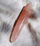 Large Rose Quartz Wand - Self Ceremony - self care products, self care rituals, self care gifts, natural skincare, altar tools, self care and wellness, self care ideas, self-love gifts, crystal dildo, crystal healing, rose quartz dildo, sensual healing, sensual dance